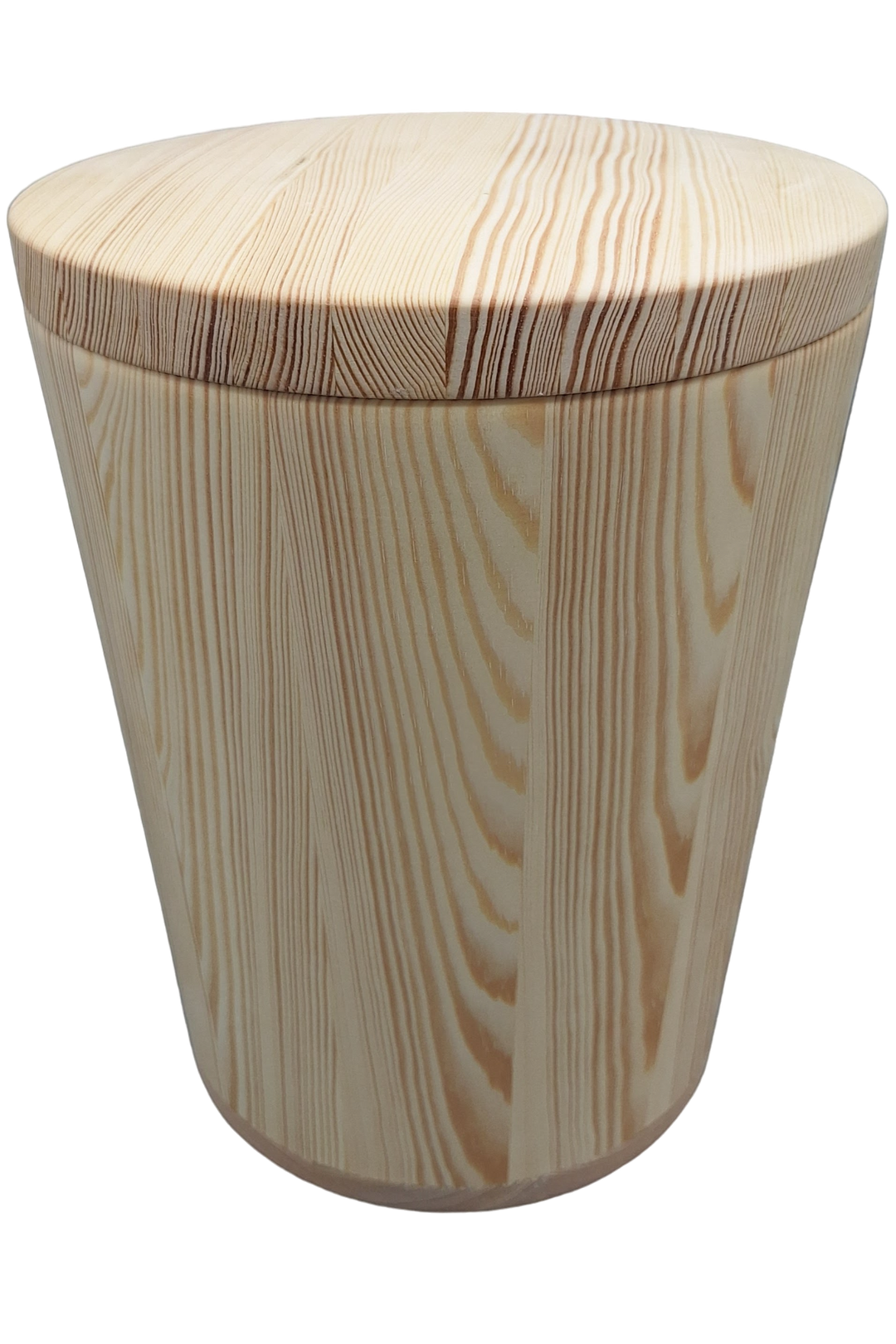 Holzurne aus Kiefer modern