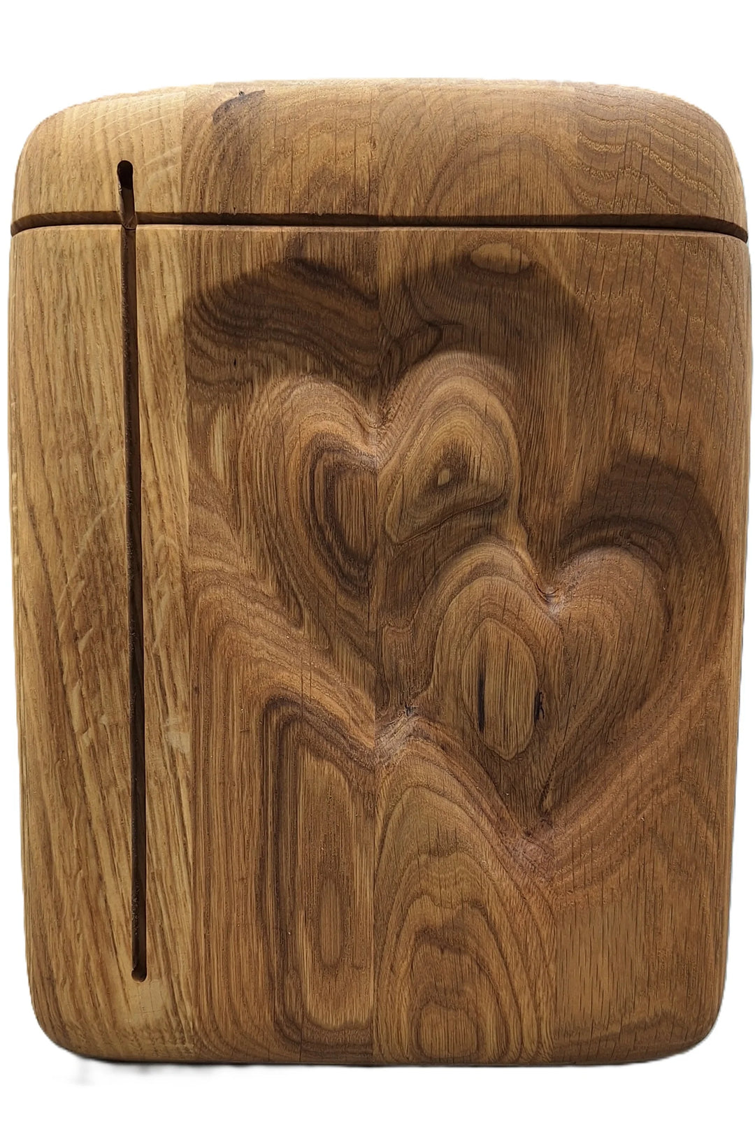 Holzurne, Wildeiche, Doppelherz