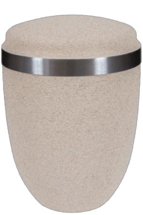 Metallurne, creme, Oberfläche aus Sand