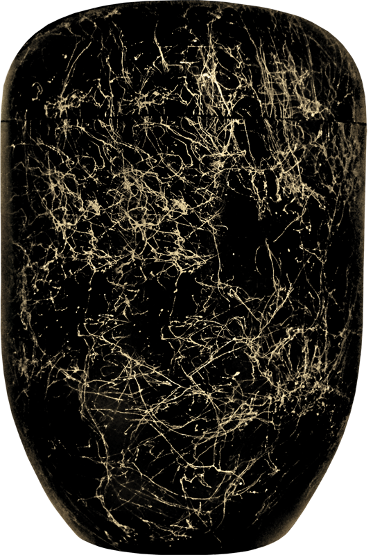 Biourne schwarz Goldsprenkel