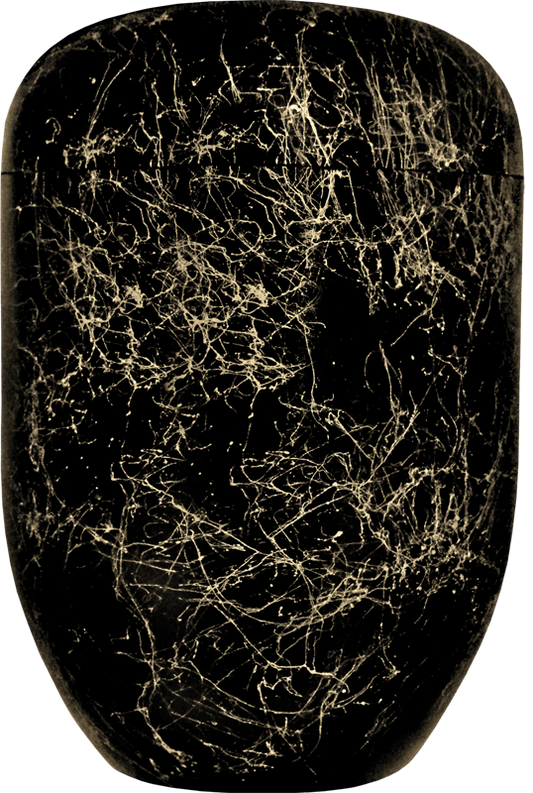 Biourne schwarz Goldsprenkel
