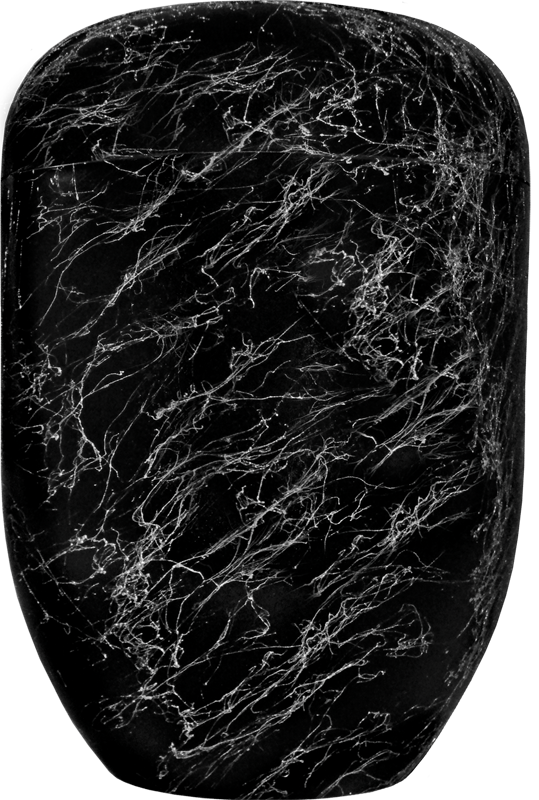 Biourne schwarz Silbersprenkel