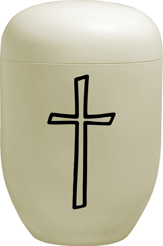 Biourne sandfarben Kreuz