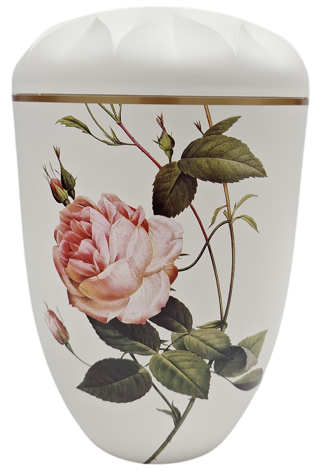 Bio-Urne creme, Rosendekor